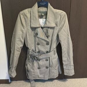 Kenneth Cole Reaction trench coat with belt - size small